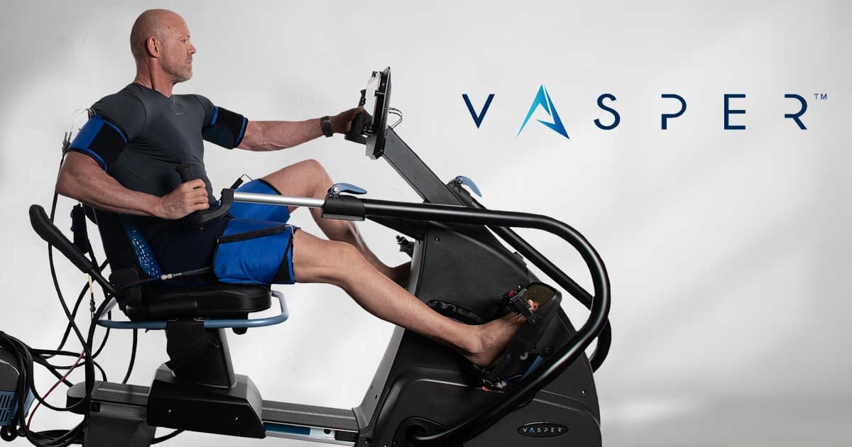 Vasper Pro EMS recovery system with arm and leg cuffs