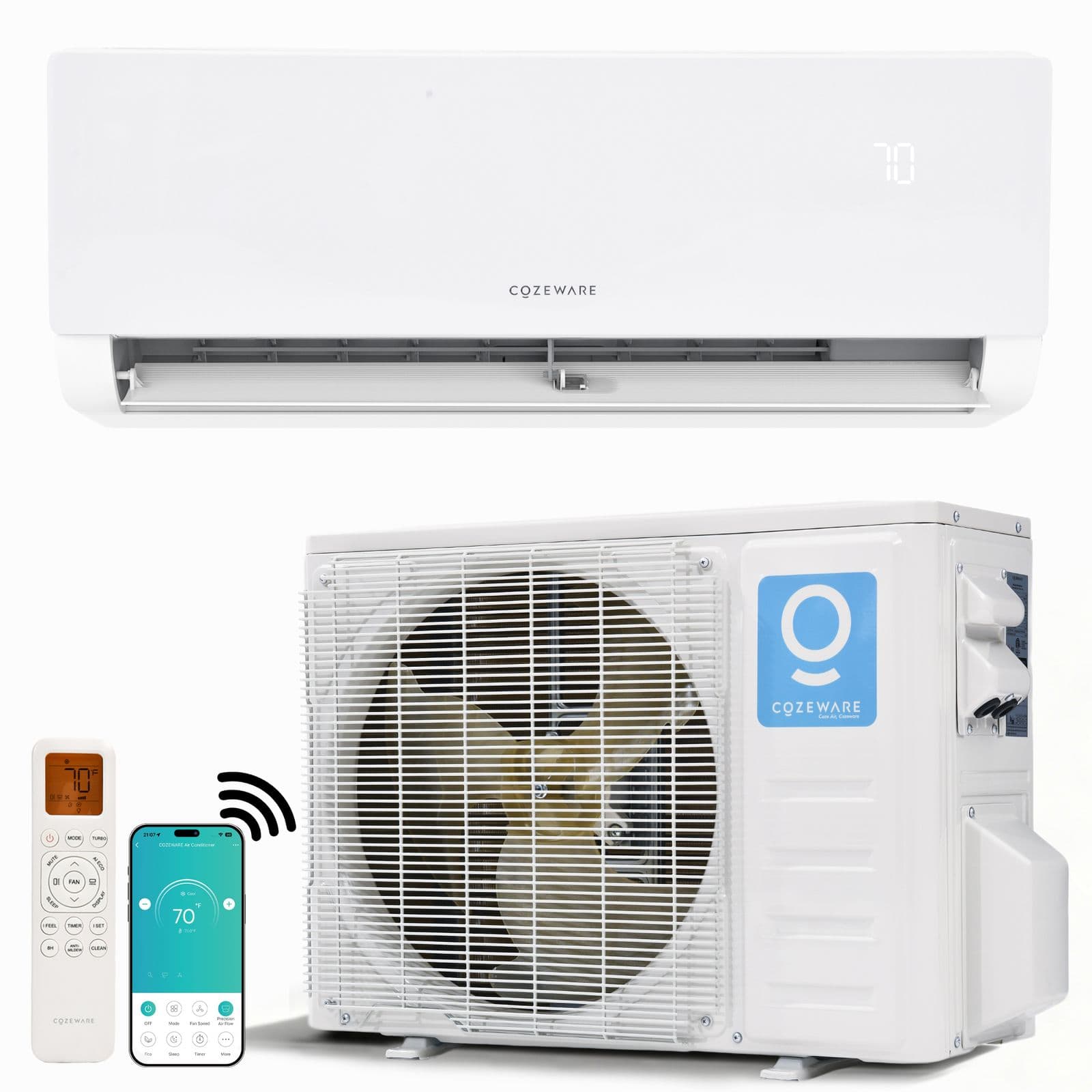 Cozeware E-Save Series 12000 BTU ductless mini split air conditioner