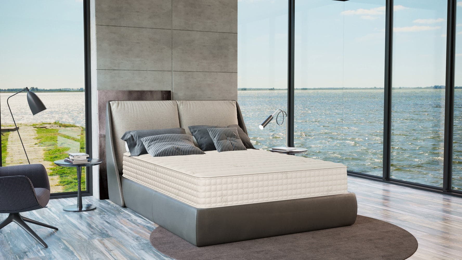 Latex For Less 2-sided natural latex mattress