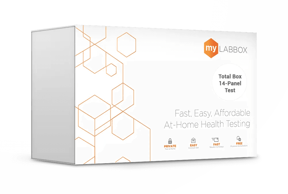 myLAB Box Total Box 14-panel at-home STD test kit