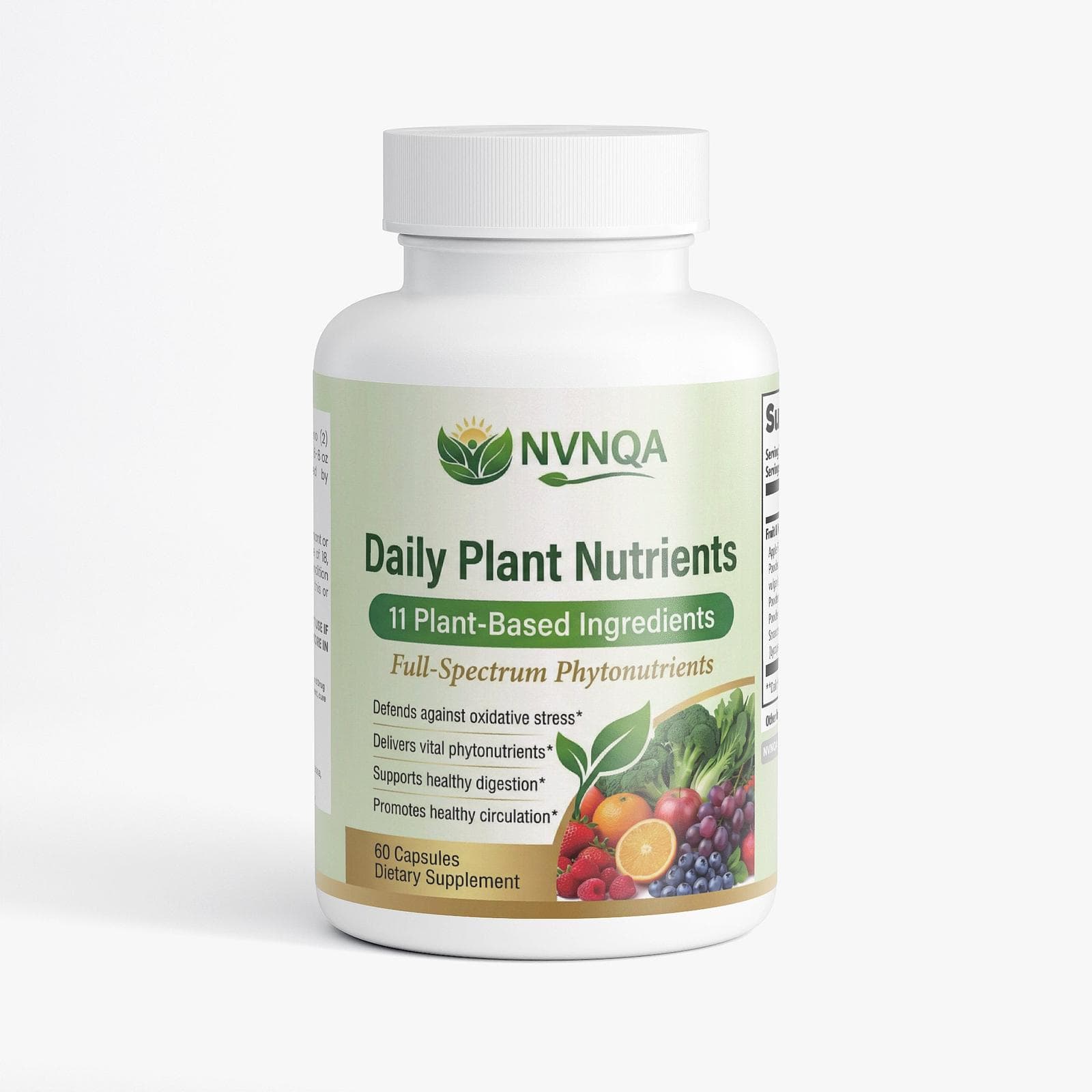 NVNQA Daily Plant Nutrients 60-capsule bottle