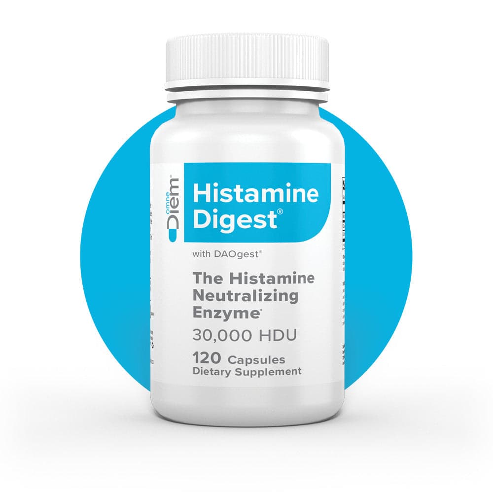 Omne Diem Histamine Digest 30,000 HDU DAO enzyme bottle