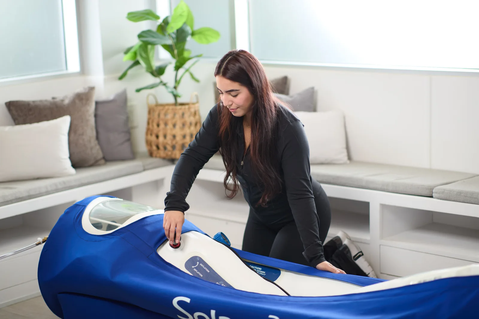 OxyHealth soft-shell hyperbaric chamber - Solace 210 mid-tier