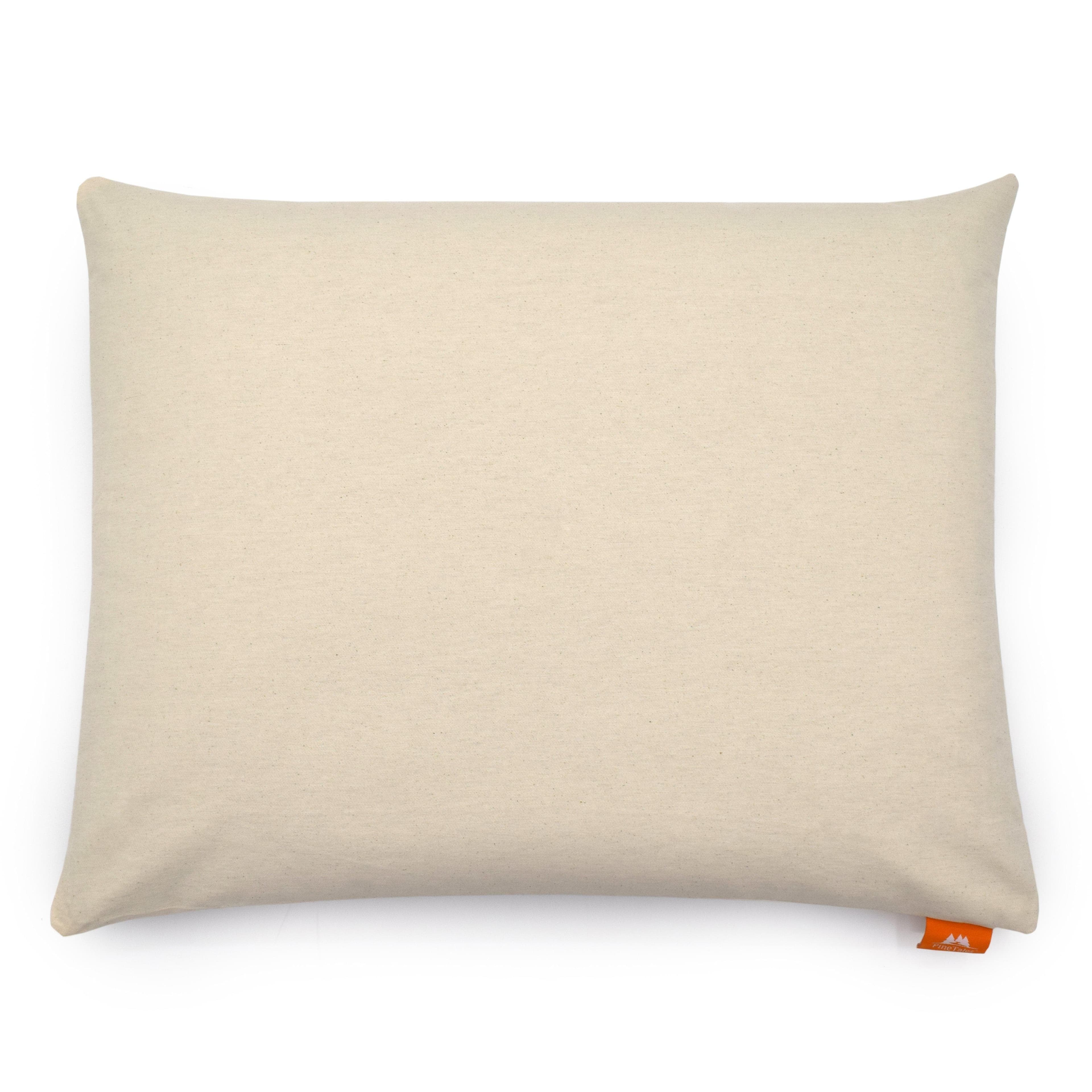 Top view of PineTales Buckwheat Pillow Signature Edition, a traditional Japanese sobakawa buckwheat hull pillow