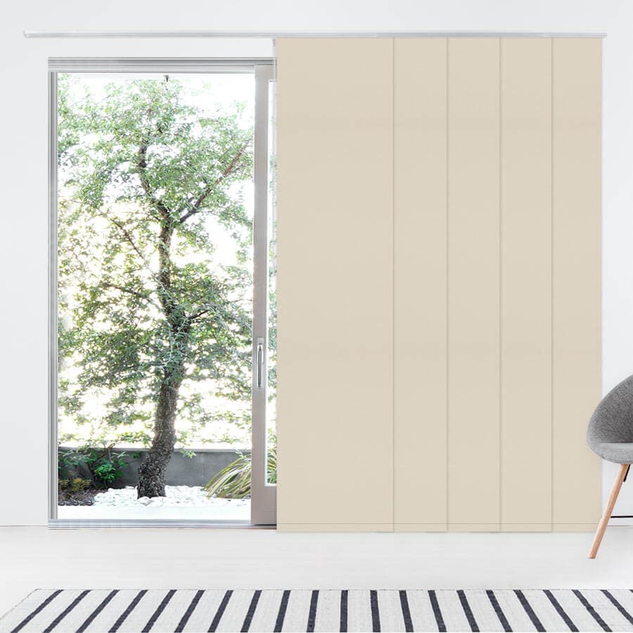 SelectBlinds Architect Blackout Panel Track for Sliding Doors and Wide Windows