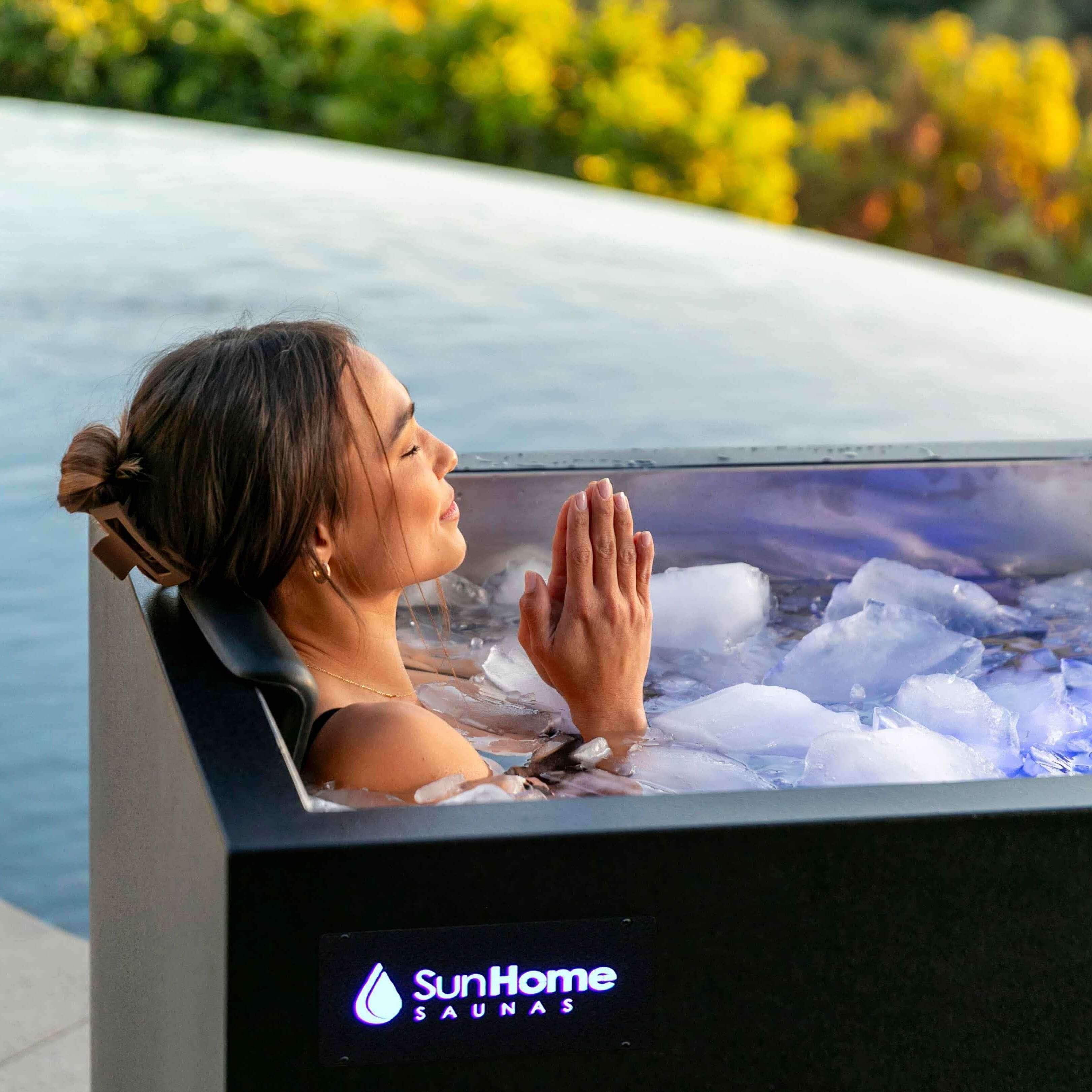 Sun Home Cold Plunge Pro stainless steel cold plunge tub