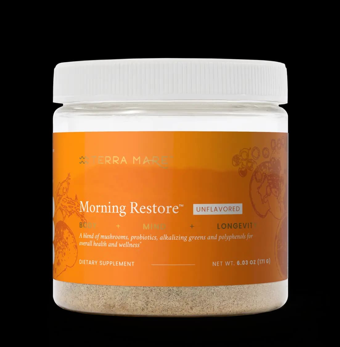 Terra Mare Morning Restore daily supernutrient powder