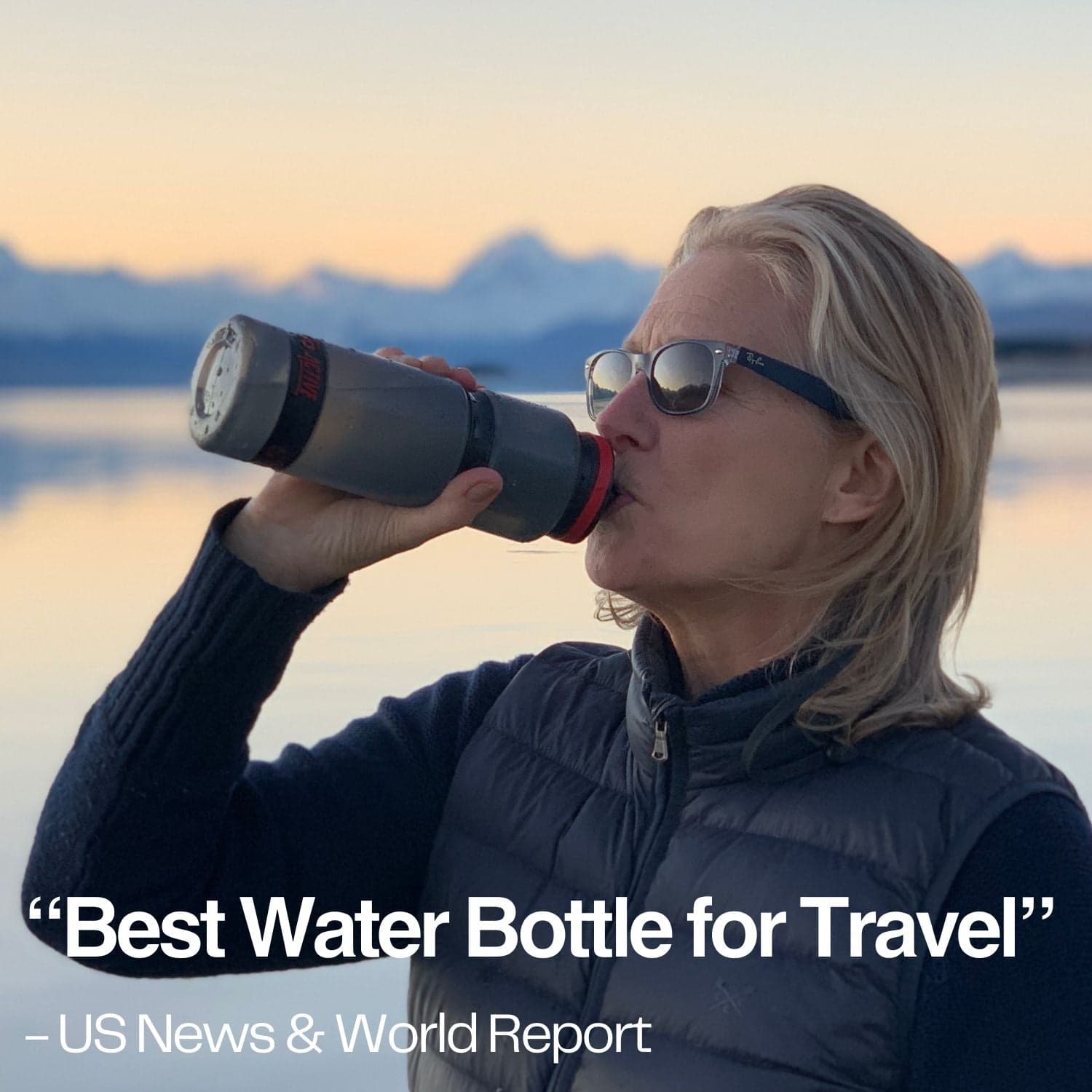 Water-to-Go large 26 oz water purifier bottle