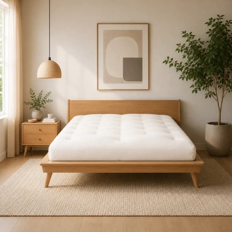 White Lotus Home Dreamton organic cotton and wool mattress