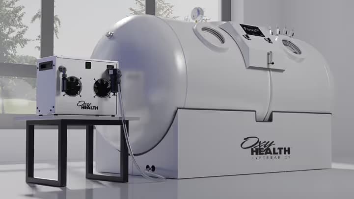 OxyHealth Fortius 420 hard-shell monoplace hyperbaric chamber