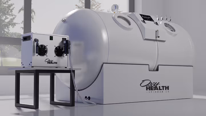 OxyHealth Fortius 420 hard-shell monoplace hyperbaric chamber
