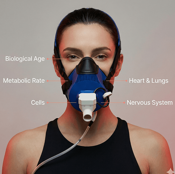 PNOE portable metabolic analyzer for VO2 and breath analysis