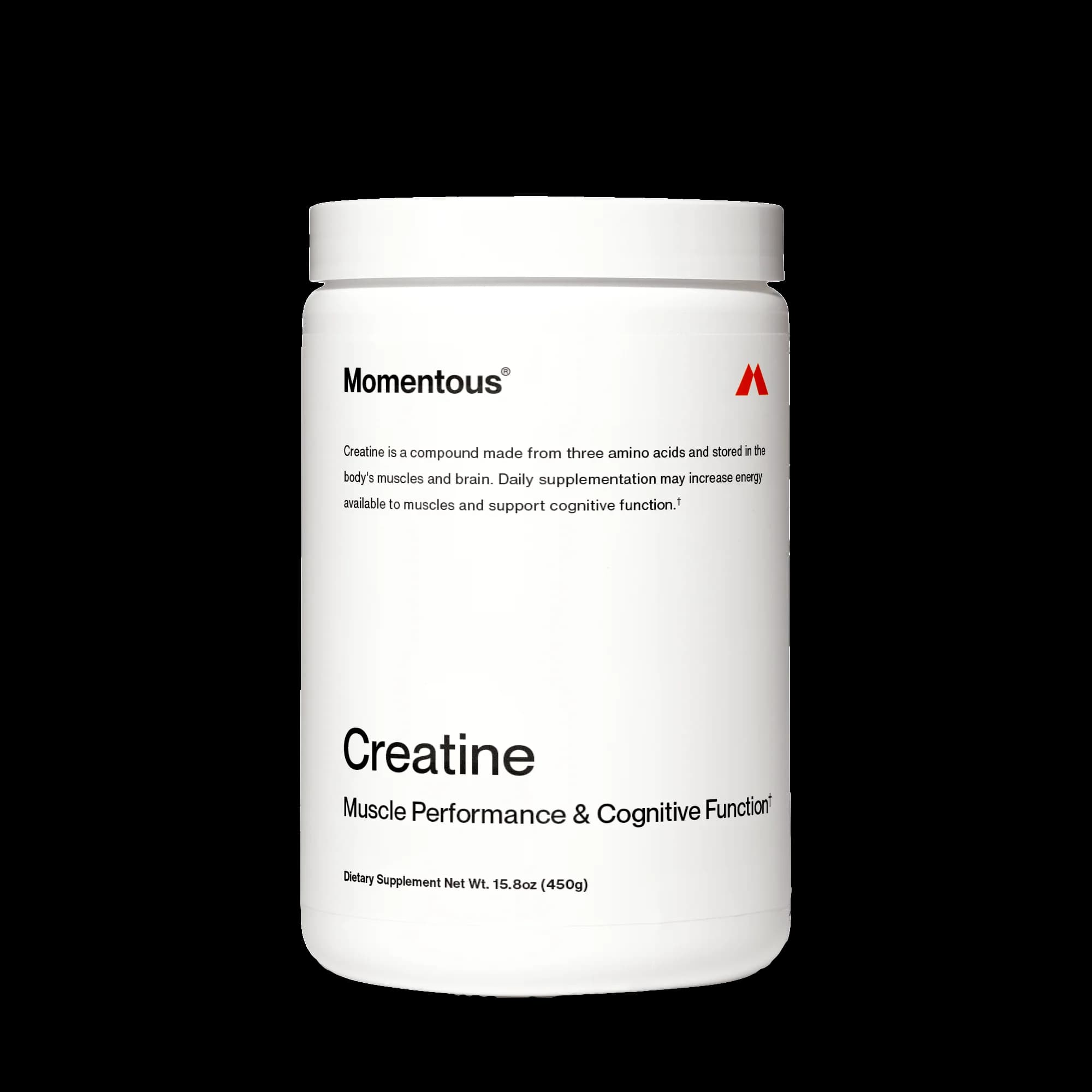 Momentous Creatine Monohydrate tub