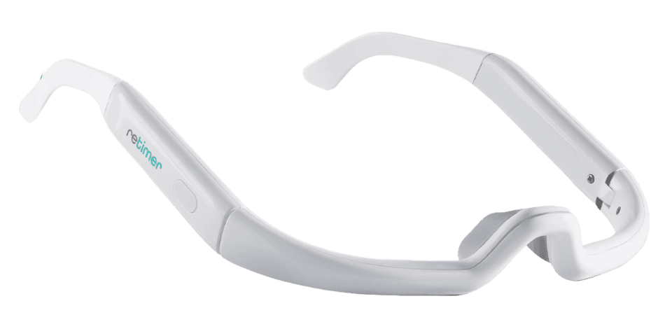 Re-Timer 3 circadian light therapy glasses - Adelaide-made wearable for jet lag, shift work, sleep phase shifting