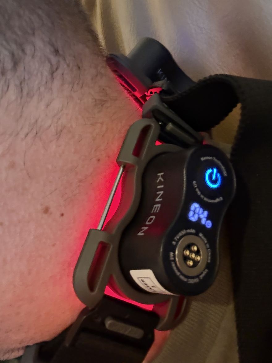 A MOVE+ session on the neck, the area we used it on most